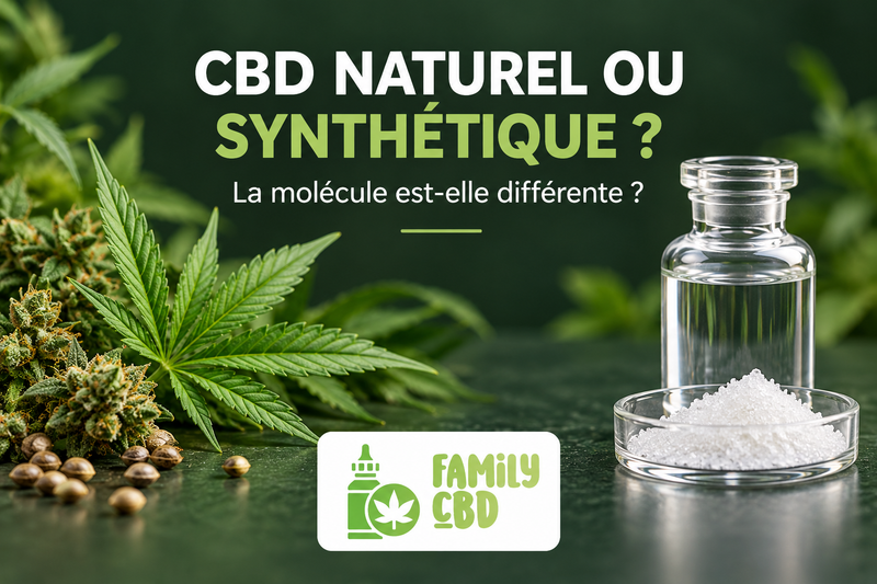 CBD naturel et CBD synthétique : la molécule est-elle différente ?