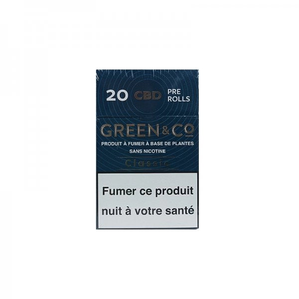 Cigarette CBD Classic - Green And Co (20pcs)