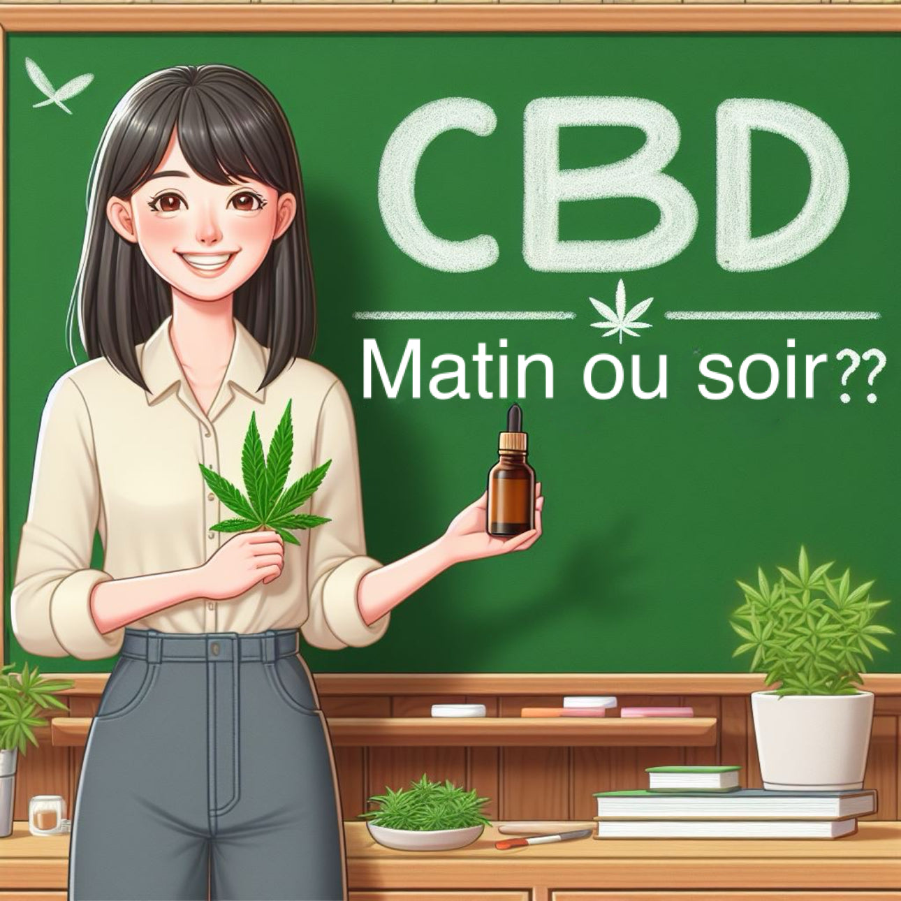 Quand Doit-on prendre le CBD matin ou soir ?
