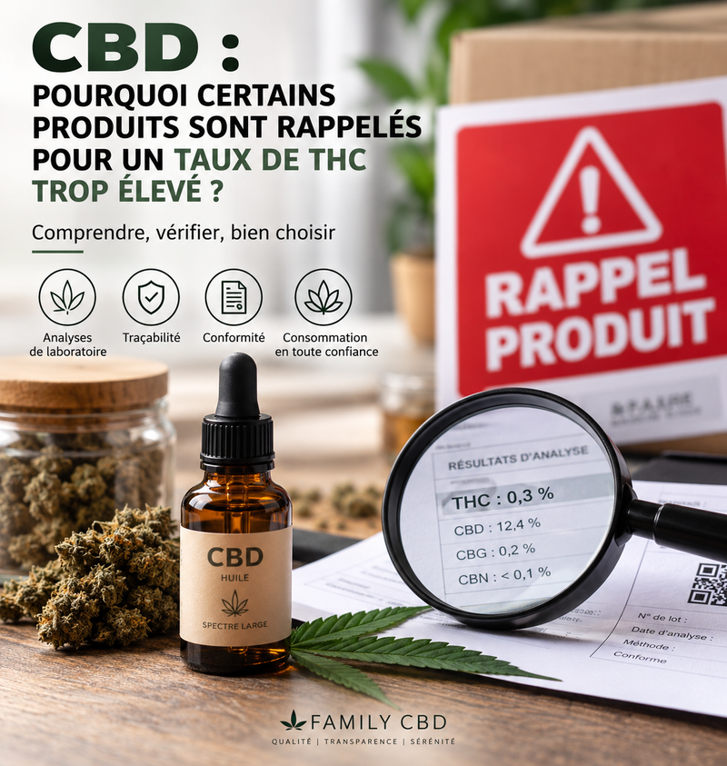 Comment lire une fiche produit CBD : taux, cannabinoïdes, format et traçabilité
