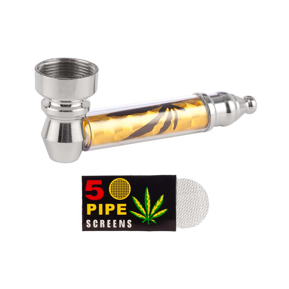 Pipe en métal Ragga screen leaf 7 cm