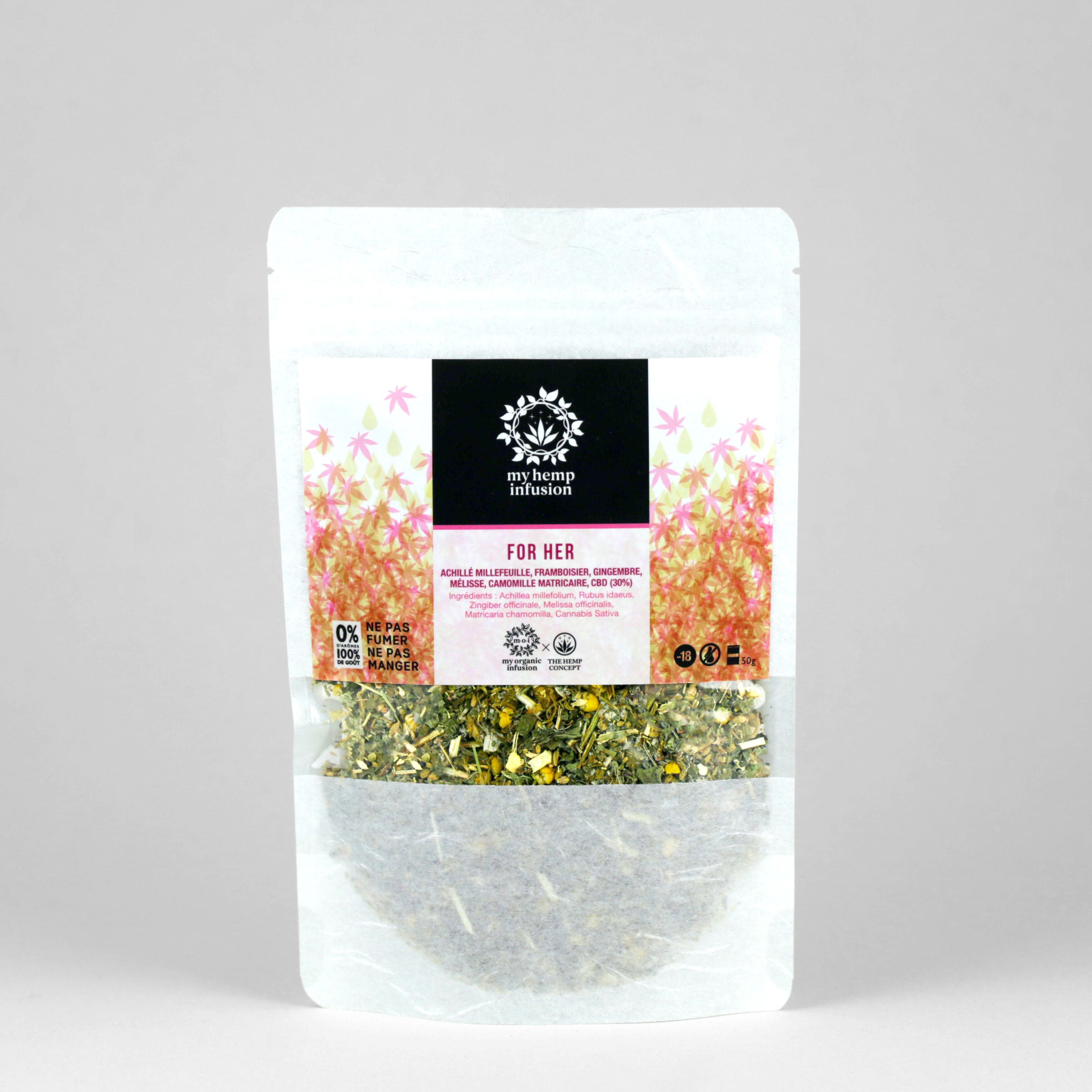 MY HEMP INFUSION au CBD For Her en vrac 50g
