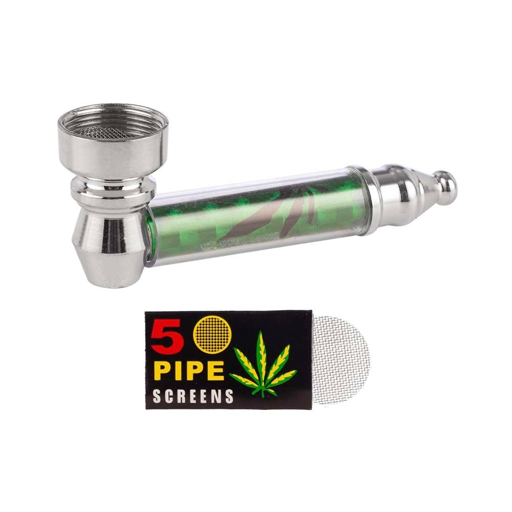 Pipe en métal Ragga screen leaf 7 cm