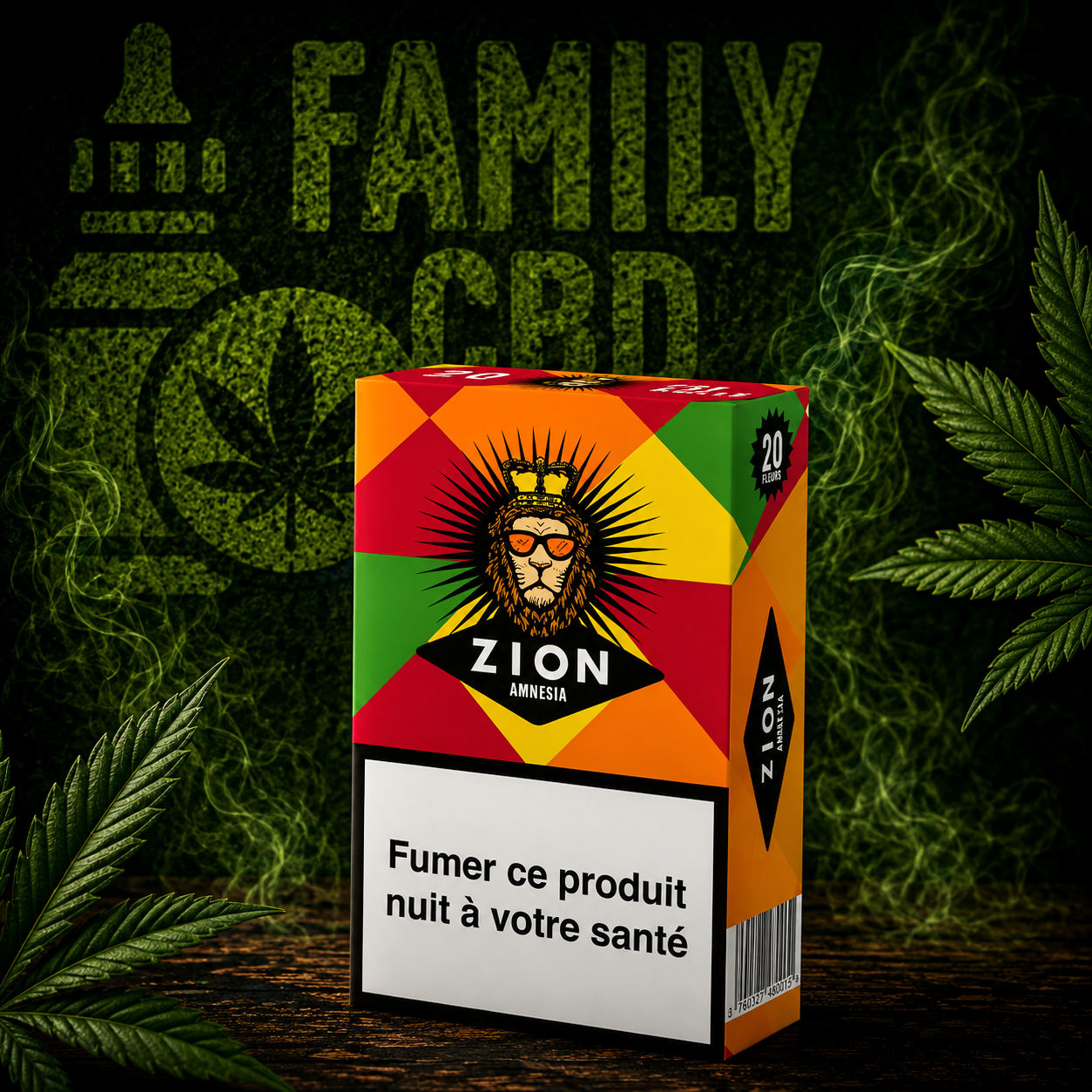 Cigarette CBD AMNESIA ZION 20pcs