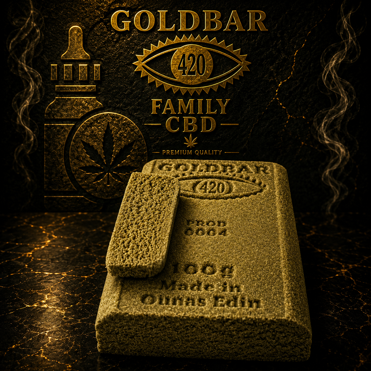 Lingot LEMON HASH #004 OUSNA EDIN CBD – GoldBar420