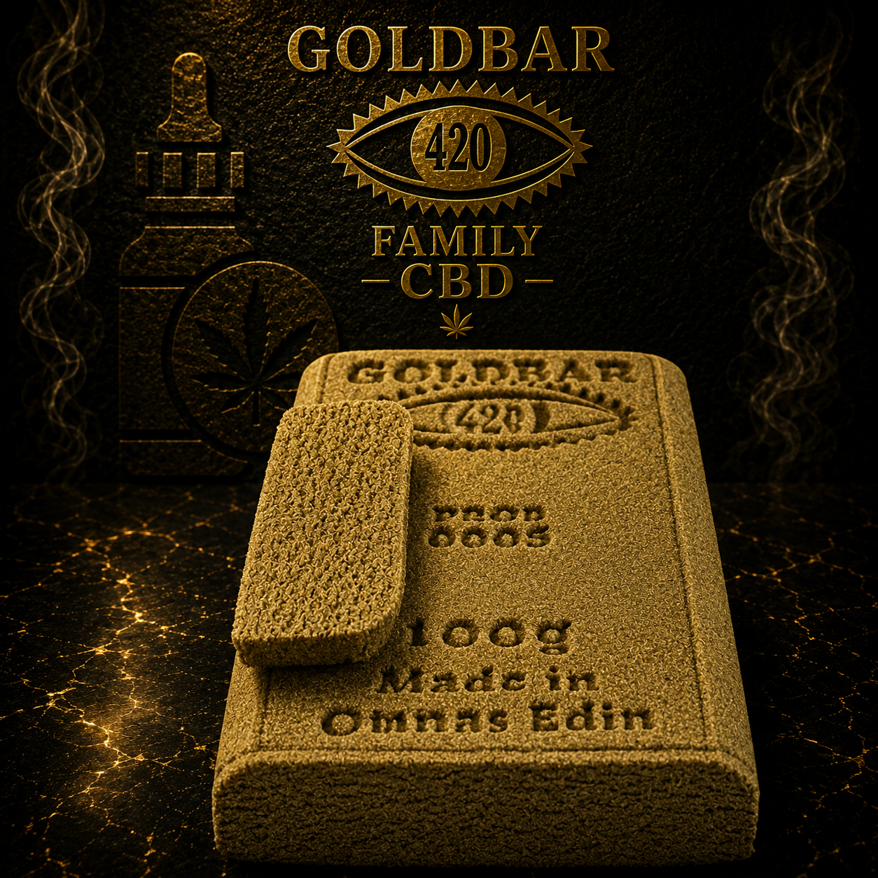 Lingot GOLDTONIC HASH #005 OUSNA EDIN CBD – GoldBar420