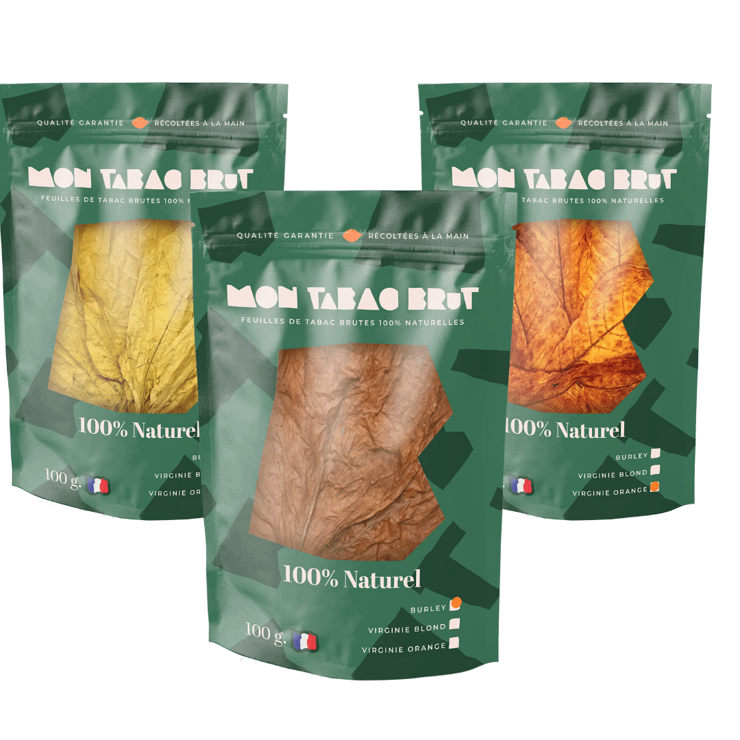 MON TABAC BRUT - Feuilles de Tabac Brutes Naturelles