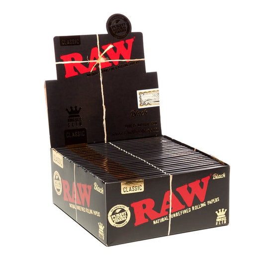 FEUILLES RAW Black King Size