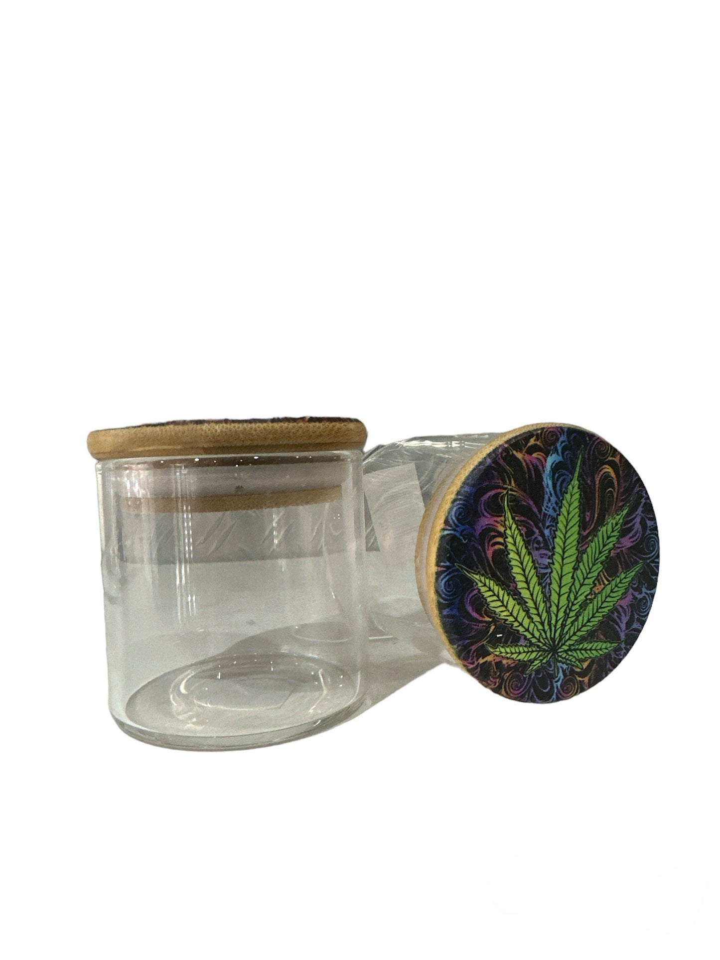 Pot de conservation en verre Ragga Leaf – 68 mm