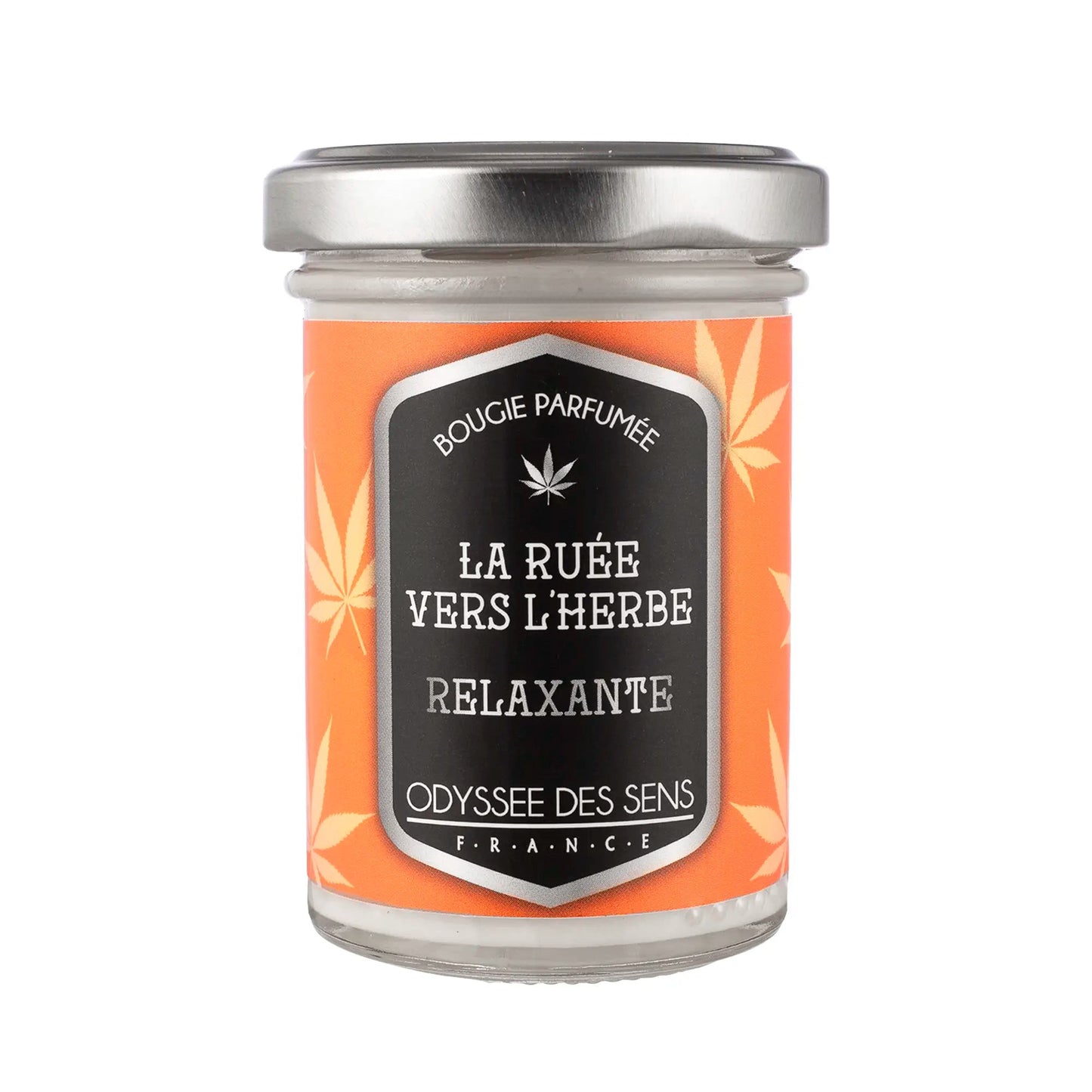 Bougie au CBD Chanvre-Orange – Odyssée des sens