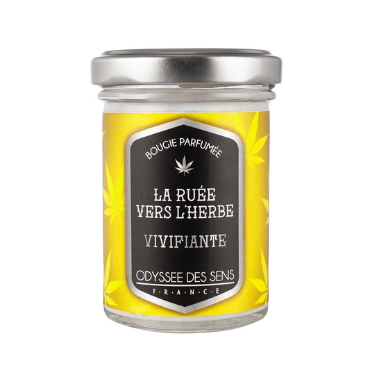 Bougie CBD Chanvre-Citron – Odyssée des sens