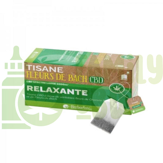 Tisane CBD Relaxante (20pcs) - L'Herboriste CBD