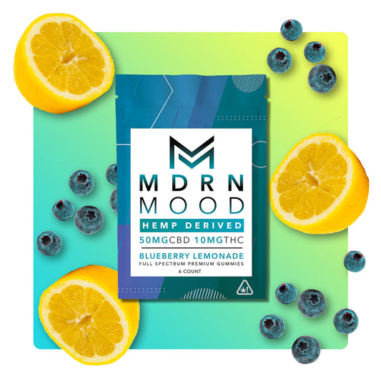 Bonbons Blueberry Lemonade CBD 50mg (6pcs) - Mdrn Mood