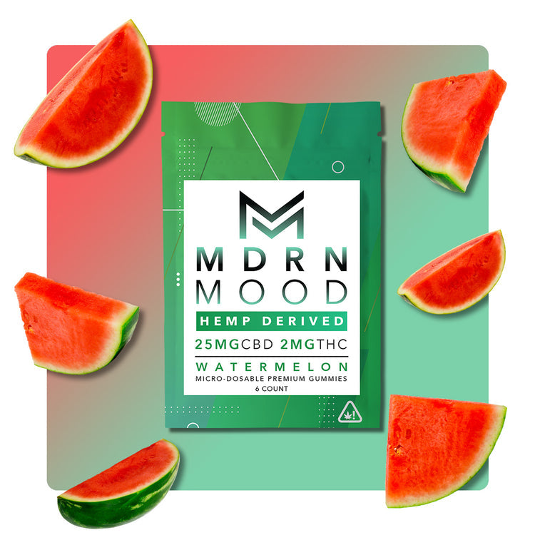 Bonbon Watermelon CBD 25mg (06pcs) - Mdrn Mood