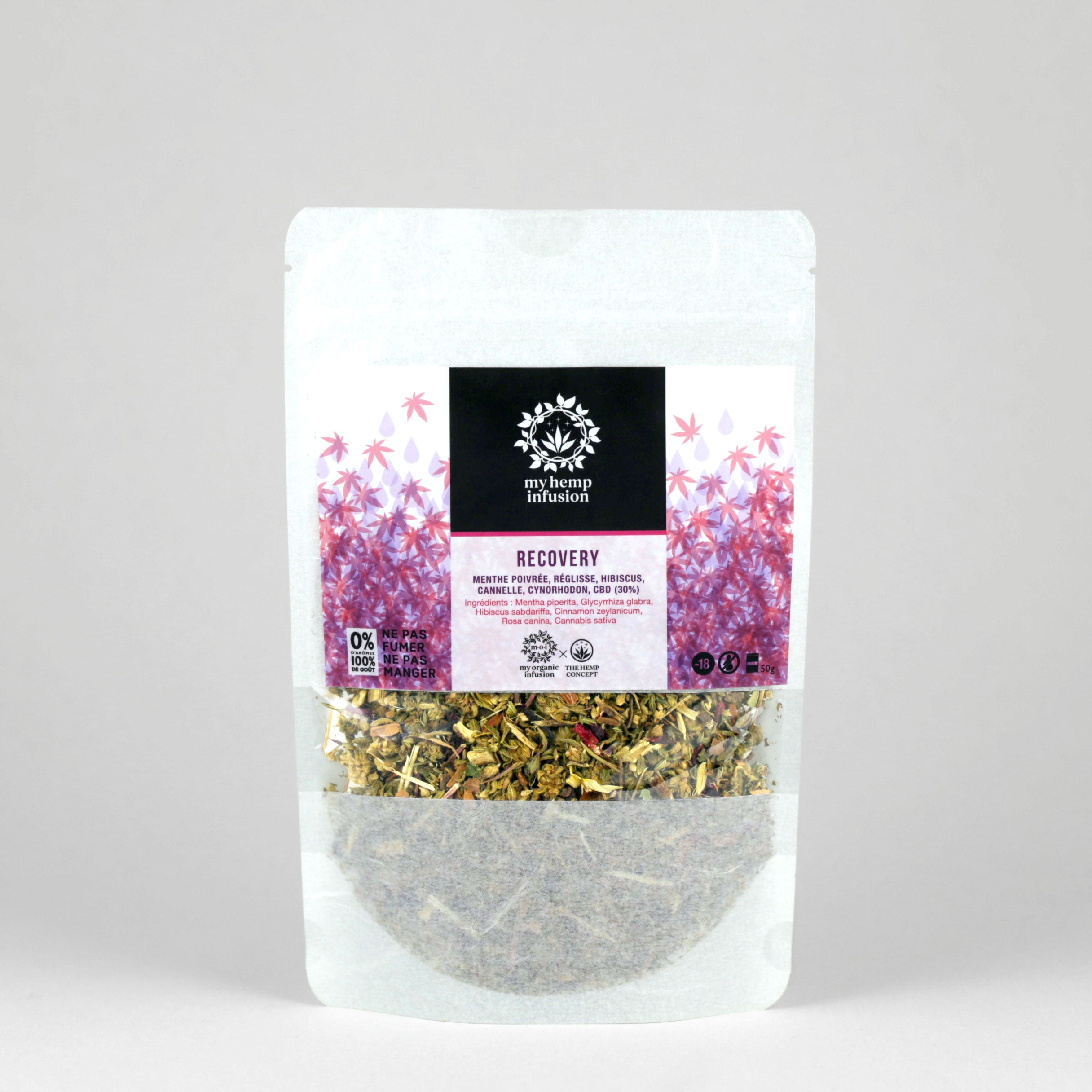 MY HEMP INFUSION au CBD Recovery en vrac 50g