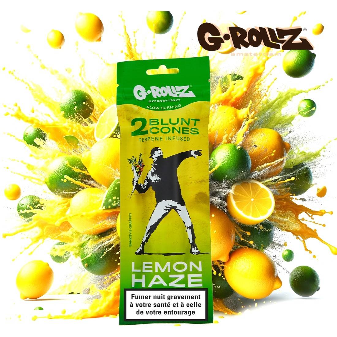 BLUNT CHANVRE G-ROLLZ BANKSY TERPENES LEMON HAZE