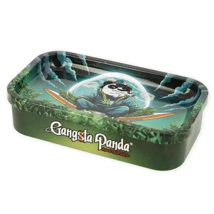 Boite à tabac en métal Gansta Panda UFO