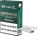 Cigarette CBD Menthol - Green And Co (20pcs)