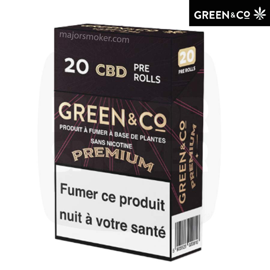 Cigarette CBD Premiun - Green And Co (20pcs)