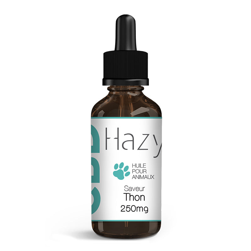 Huile de CBD pour Animaux Broad Spectrum Saveur Thon 250mg