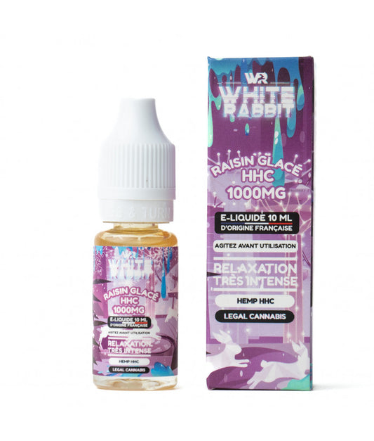 E-liquide HHC Raisin Glacé 10ml Relaxation Intense - White Rabbit